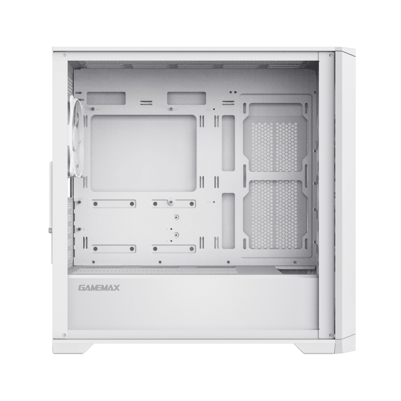 GameMax Destroyer TGW White Gaming Case | { Destroyer TGW }