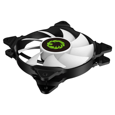 GameMax GMX-FN-12 Rainbow-C2 ARGB Fan – Centre Light Design Aura Sync Compatible Cooling Fan with Dual Power Connectors