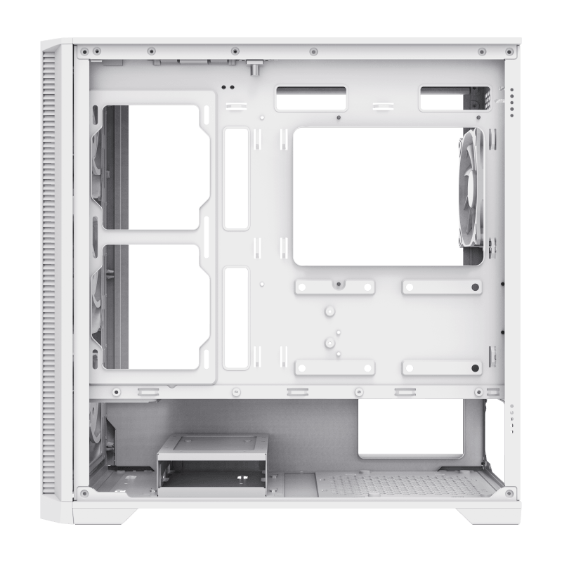 GameMax Destroyer TGW White Gaming Case | { Destroyer TGW }