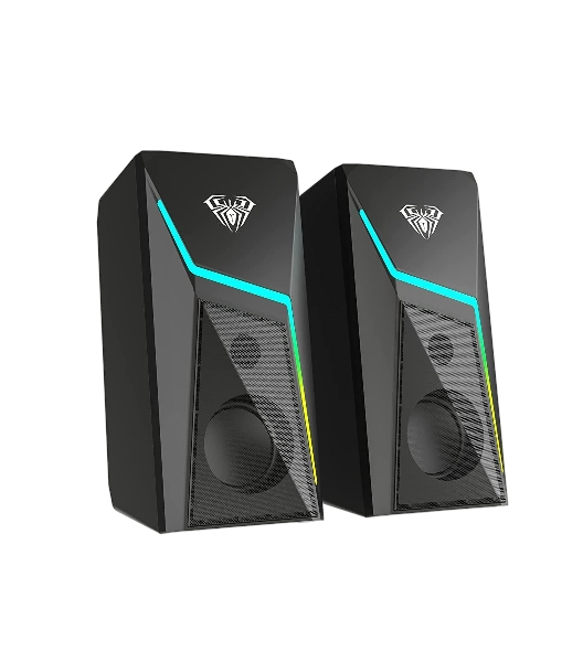 AULA N-521 Wired RGB Gaming Speakers 3W × 2 | N521 USB Powered