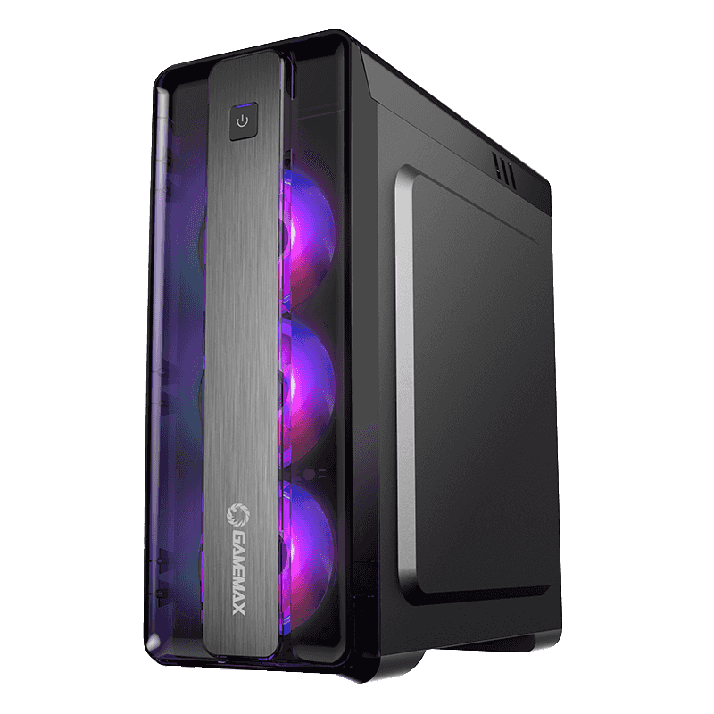 GameMax MoonLight FRGB BK Gaming Mid-Tower Case