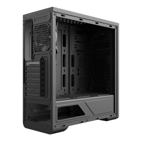 GameMax Shine G517 Gaming Case | Rainbow LED Mid-Tower ATX Showcase Chassis | G__ 517