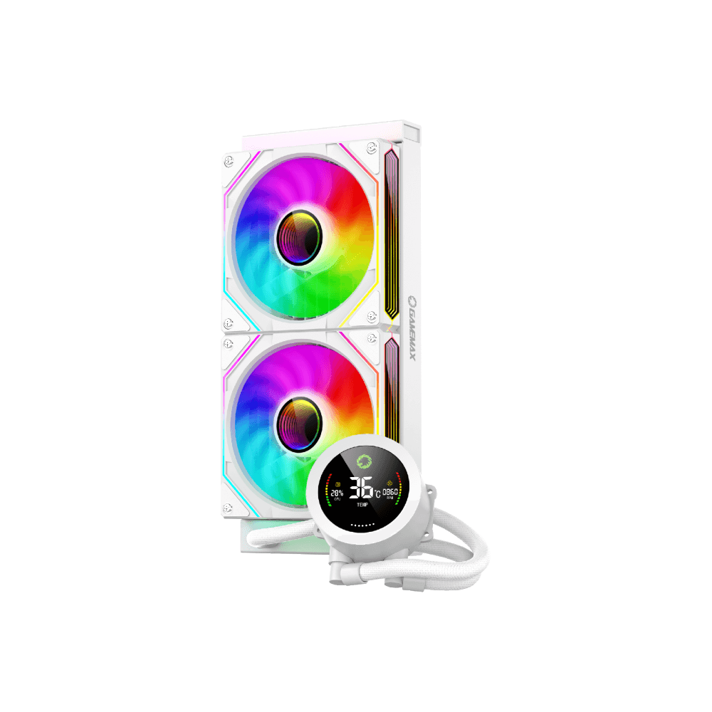 GameMax IceBurg 240 Digital WH Liquid Fan