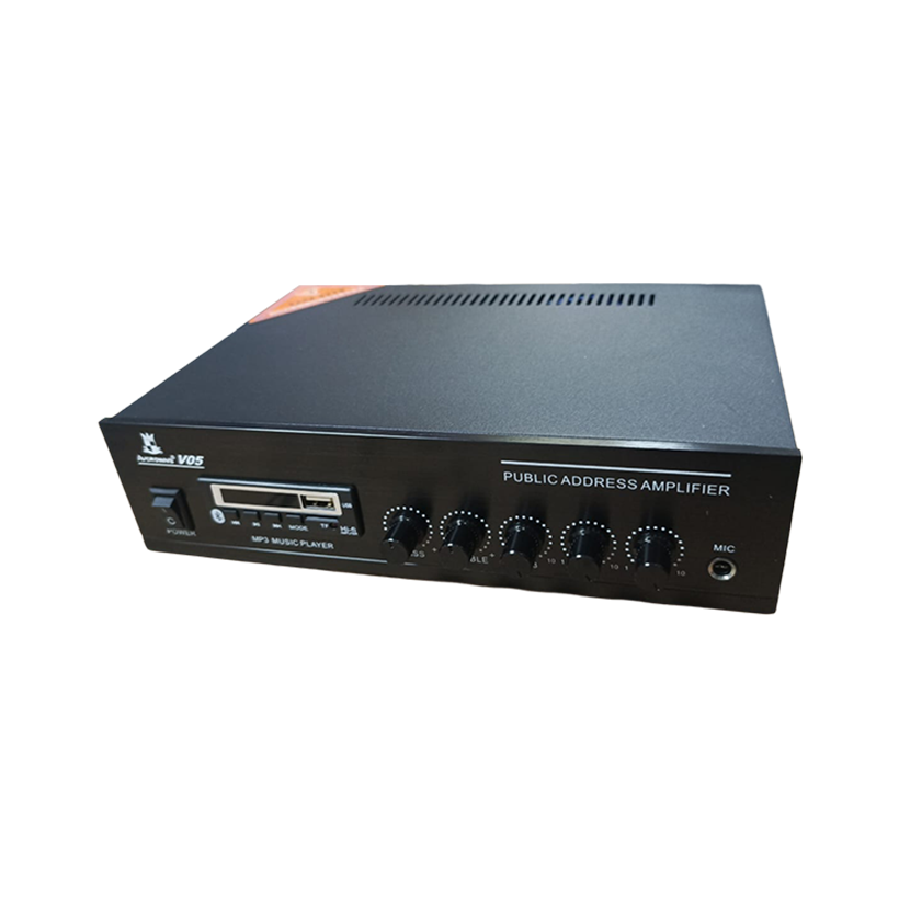 Amplifiers AVCROWNS V-05 50W Public Address (PA) Mixer Amplifier | { V- 05_ 50W }