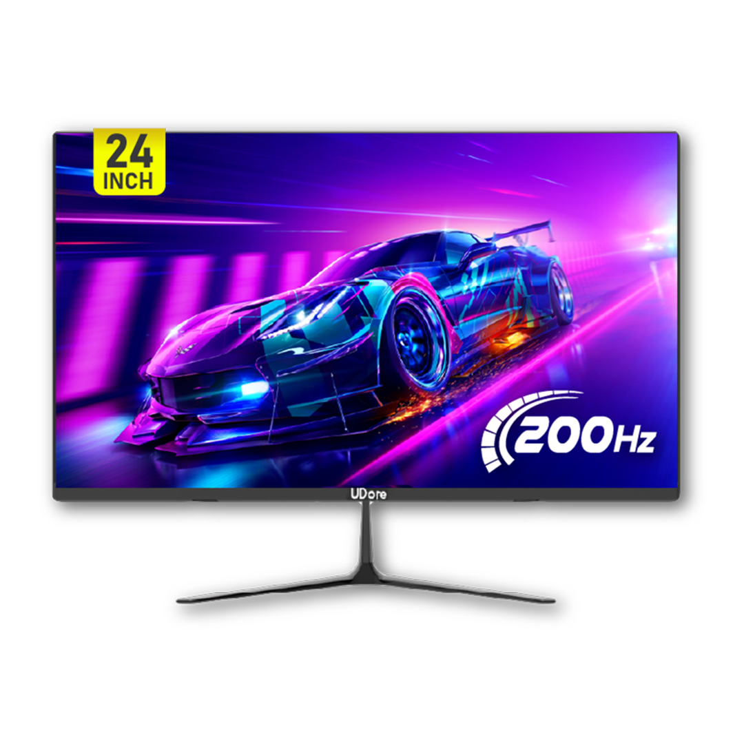 UDORE UD-24 Curve 200Hz Monitor (ud24) / HDMI, VGA & DC / FHD | UD_ 24_ 1080 200 Hz_