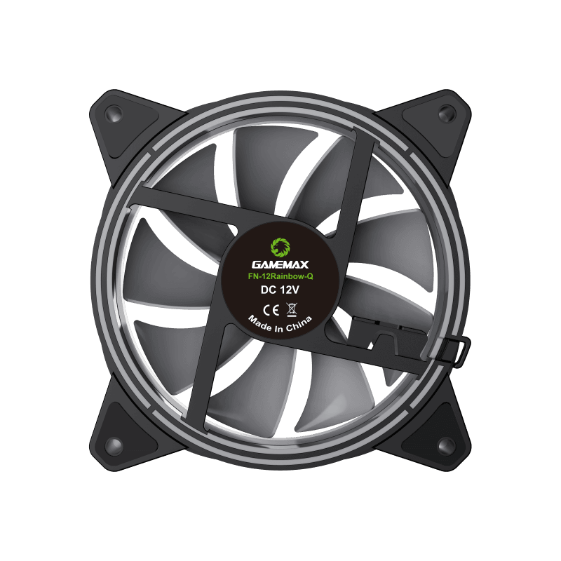 GameMax RQ300 Cooling Kit – 120mm 3-in-1 ARGB PWM Fan Kit with Remote Control & 100+ Lighting Effects | RQ_ 300