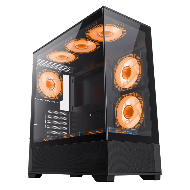 GameMax Vista AB Gaming Mid-Tower ATX PC Case