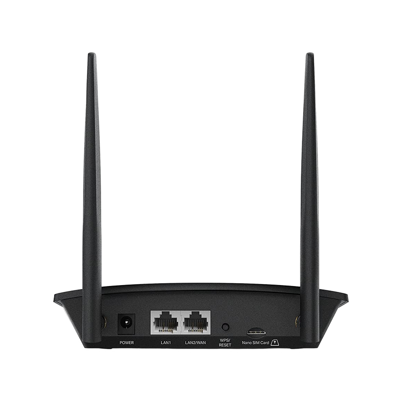 TP-Link TL-MR100 is a 300 Mbps 4G LTE SIM slot unlocked Wi-Fi router that requires no configuration | TPLINK { TLMR 100 }