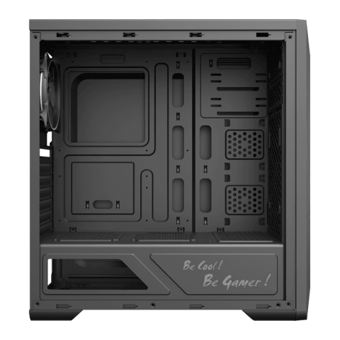 GameMax Shine G517 Gaming Case | Rainbow LED Mid-Tower ATX Showcase Chassis | G__ 517