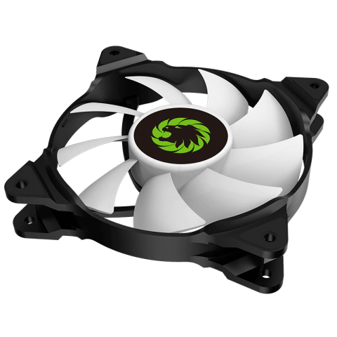 GameMax GMX-FN-12 Rainbow-C2 ARGB Fan – Centre Light Design Aura Sync Compatible Cooling Fan with Dual Power Connectors