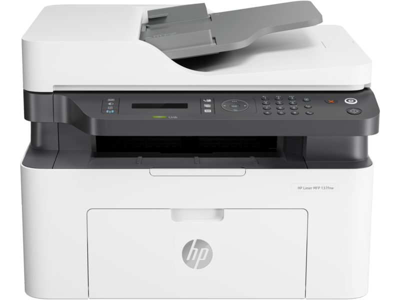 HP Printer LaserJet MFP 137fnw Print, Copy, Scan, Fax, Duplex, Mono printing 1200 x 1200 DPI 21 ppm A4 Wi-Fi & Ethernet LAN | { HP_ MFP 137_ fnw }