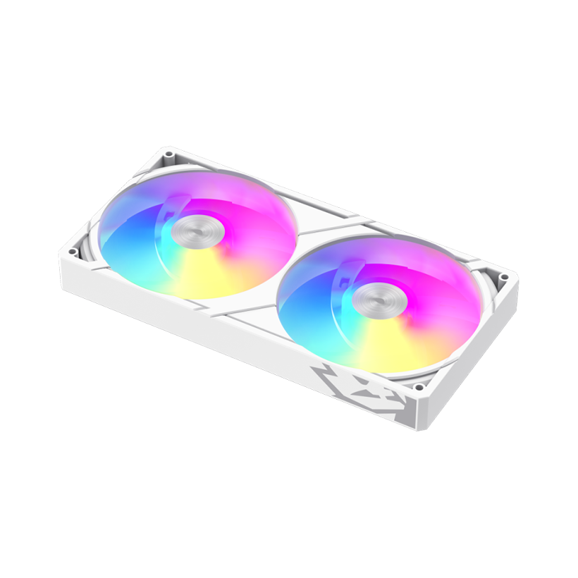GameMax GLACIER 240 LCD WH RGB Liquid CPU Cooler – 240mm AIO with 3.95" LCD Display & 280W TDP Cooling