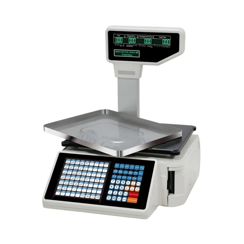 NVK TM-A20B Electronic Barcode Label Printing Scales With Receipt Printer Weighing Scale
