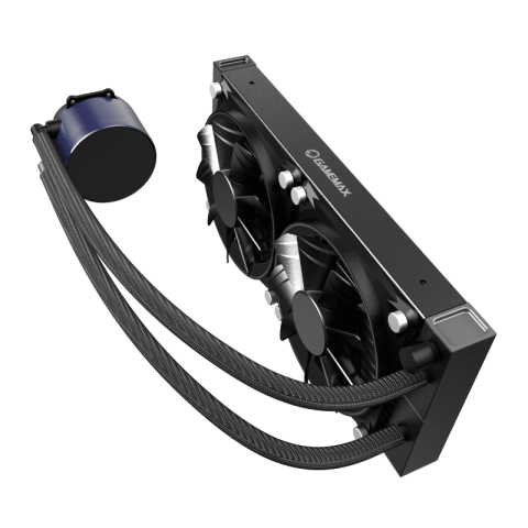 GameMax Ice Chill 240 RGB Liquid Cooler | 240mm AIO CPU Cooling System with ARGB Sync & Aura-Compatible Lighting