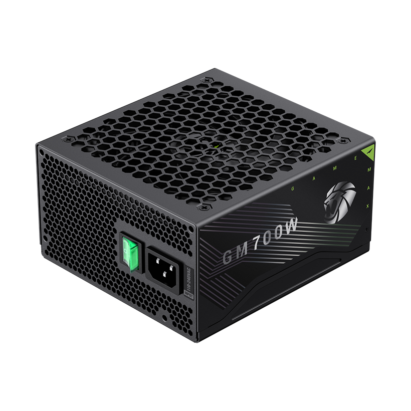 GameMax GM 700B 80 Plus Bronze Power Supply | 700W PSU with Active PFC, 140mm Silent Fan & Multi-Protection Safety (GM700B)