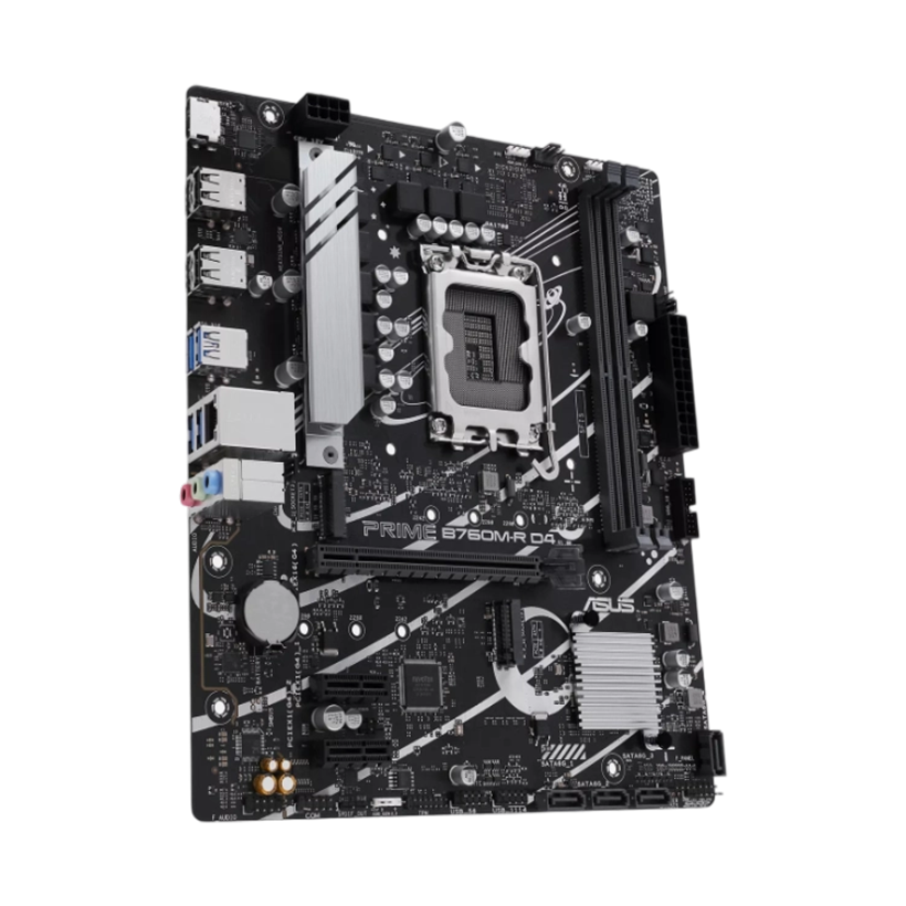 ASUS PRIME B760M-R DDR4 Intel 13th Gen Motherboard DDR4 2xM.2 Gen4 Mainboard