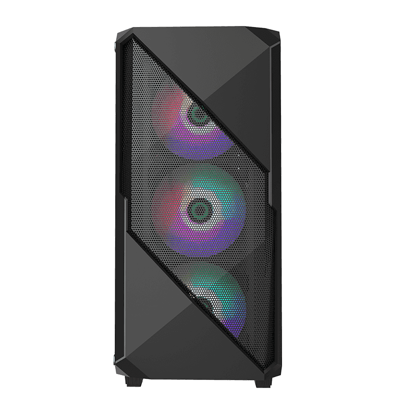 GameMax Revolt Gaming Case | ARGB Airflow Mid-Tower Chassis | Revolt