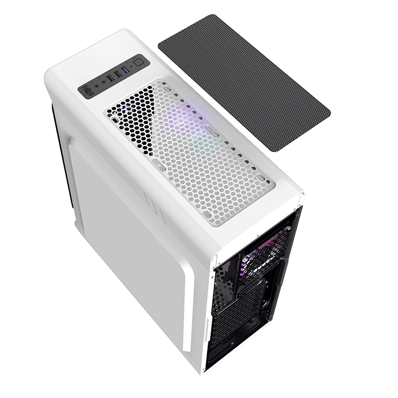 GameMax Starlight FRGB WT Gaming Case
