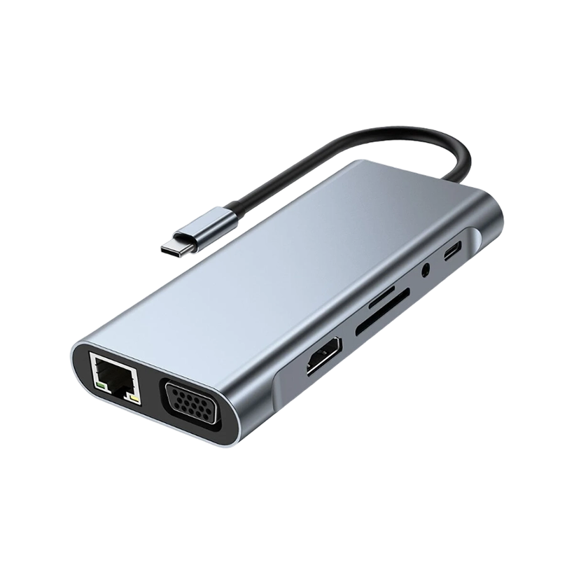 USB-C Laptop Docking Station – 11-in-1 USB-C Hub Triple Display Adapter