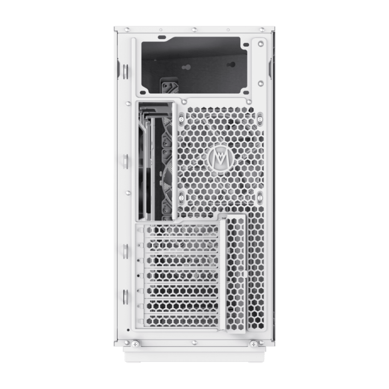 GameMax F46 WH Gaming Case | White Airflow-Optimized Tempered Glass ATX Chassis | F46WH