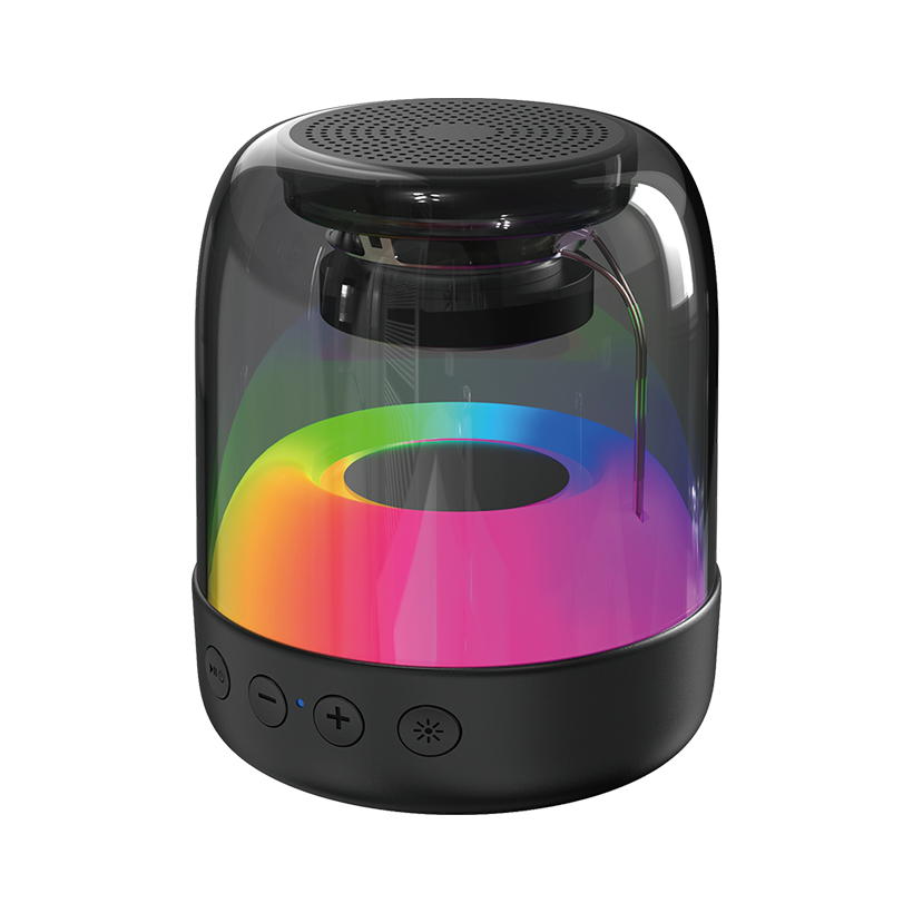 Speaker E-3077 RGB | Portable Bluetooth Speakers with Colorful Lights