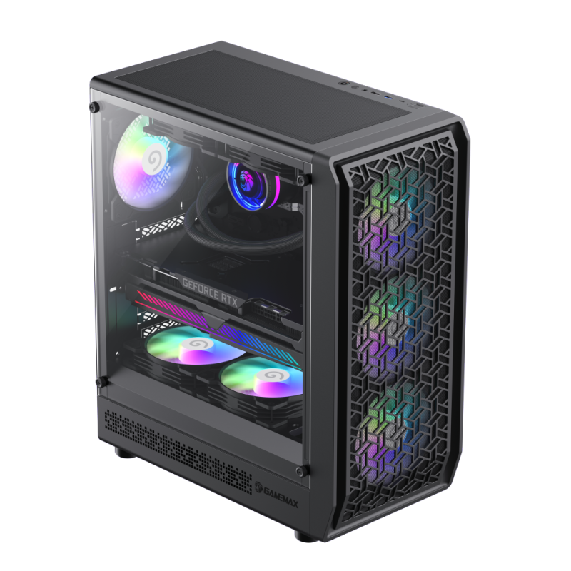 GameMax Forge AB RGB RGB Mid-Tower Gaming Case