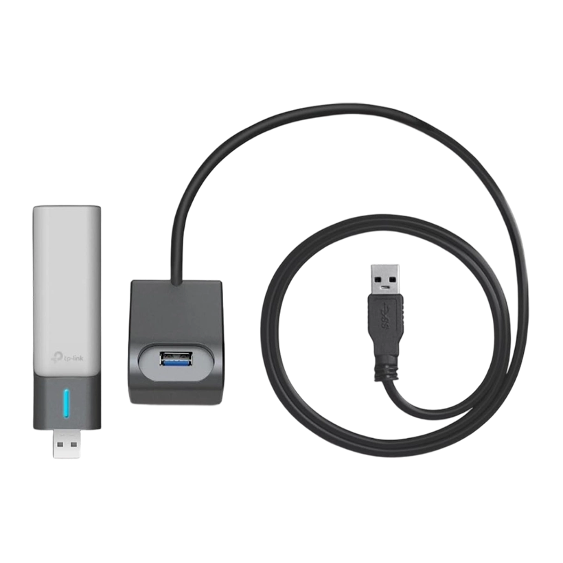 Tp-Link Archer Tx50Uh Ax3000 High Gain Wireless USB Adapter | 3000 Mbps Dual Band WiFi 6 | High Gain Antennas and Beamforming | USB 3.0 | Wpa3 | Ofdma and Mu-Mimo - Black | TPLINK - AX 3000