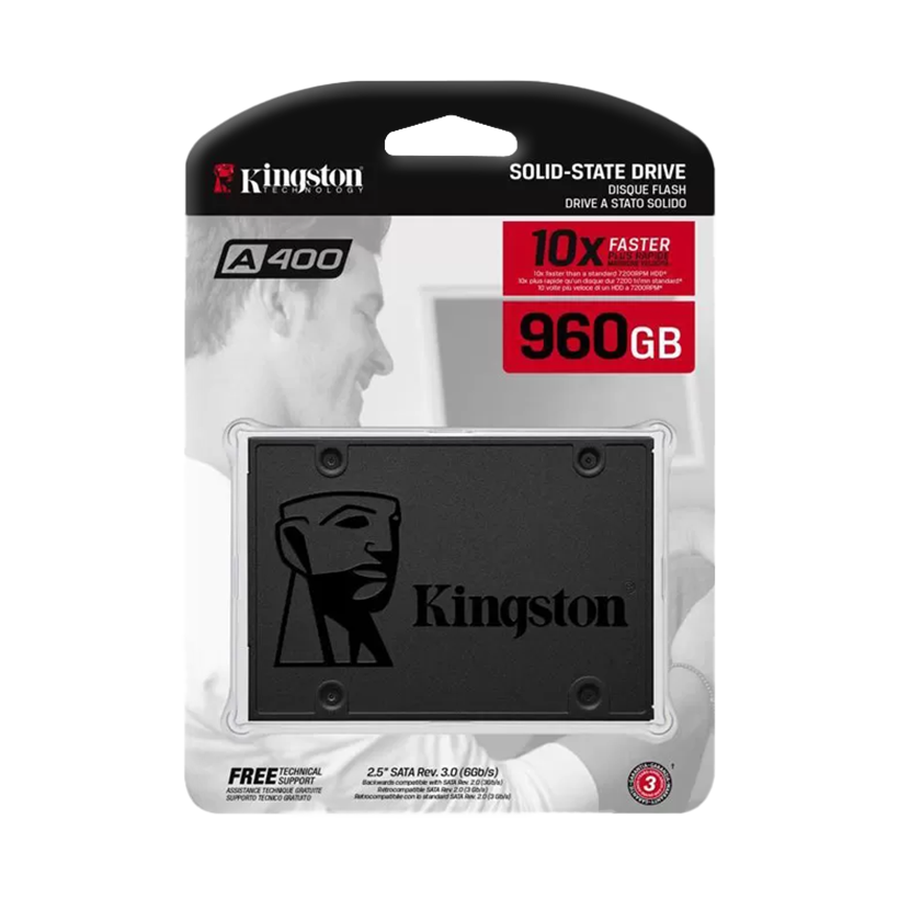 Kingston A400 SSD Storage Capacity 960GB | Hard Disk