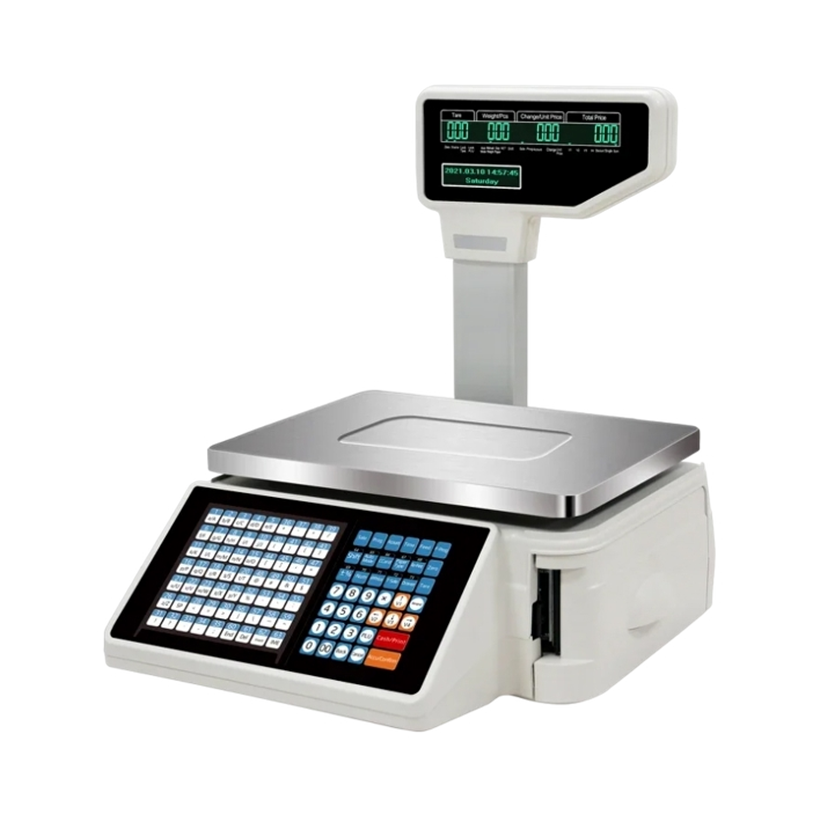NVK TM-A20B Electronic Barcode Label Printing Scales With Receipt Printer Weighing Scale