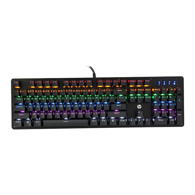 HP Wired USB GK100F Mechanical Keyboard RGB  | HP_ GK_ 100 F