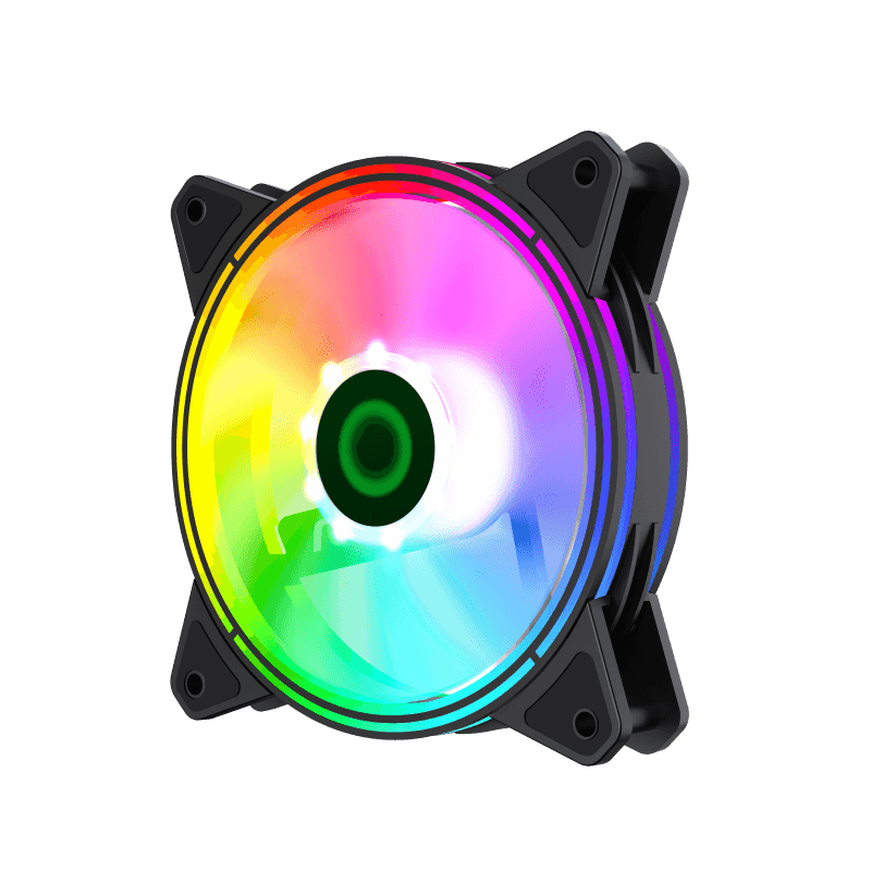 GameMax RQ300 Cooling Kit – 120mm 3-in-1 ARGB PWM Fan Kit with Remote Control & 100+ Lighting Effects | RQ_ 300