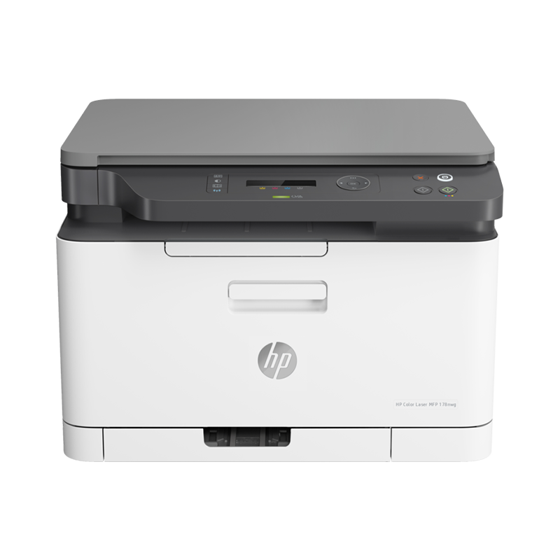 Printer HP Color Laser MFP 178nw Wireless All in One Laser Printer with Mobile Printing & Built-in Ethernet & Wiifi Manual Duplex Speed Black 18 ppm & Color 4 ppm  | { HP_ MFP 178 nw_ }
