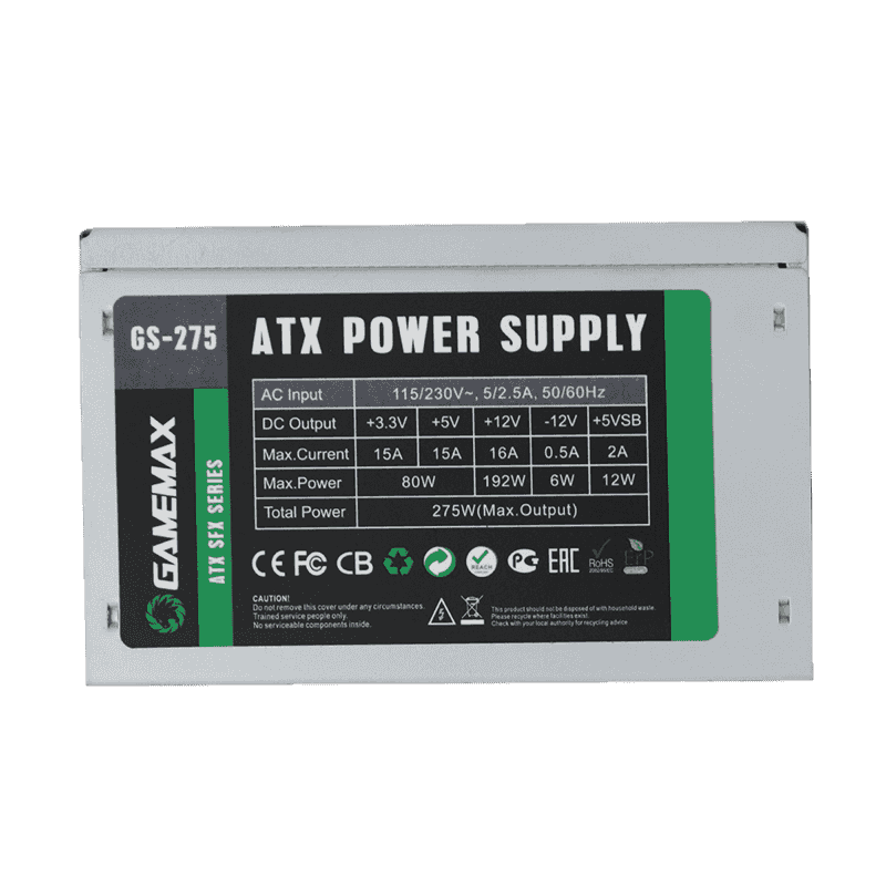 GameMax GS-275 PSU Power Supply | { GS_ 275 }