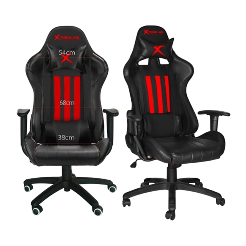 XTRIKE ME GC-905 Black Advanced Gaming Chair | { GC_ 905 }