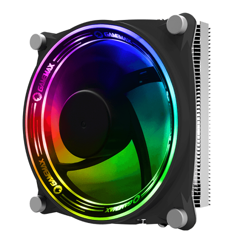 GameMax Gamma 300 CPU Air Cooler | High-Performance Top-Down Cooler with 5 Heat Pipes & ARGB Sync Support (Gamma 300)