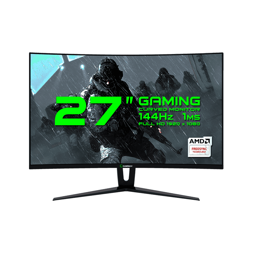 GameMax GMX27C144 – Curved Full HD Gaming Display | { GMX27 C144 144Hz }