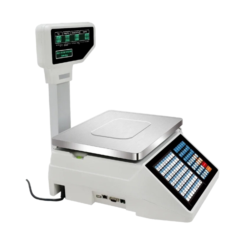 NVK TM-A20B Electronic Barcode Label Printing Scales With Receipt Printer Weighing Scale