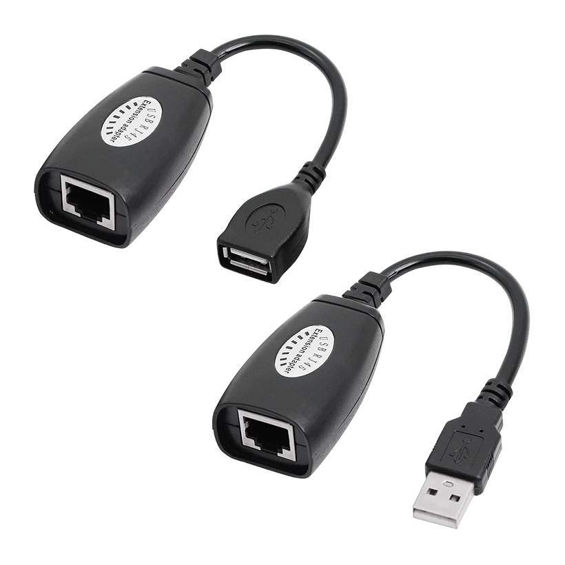 USB Ethernet Adapter, USB 2.0 to RJ45 Ethernet Adapter Cable, Ethernet Adapter Extender for Keyboard/ Mouse/ Printers