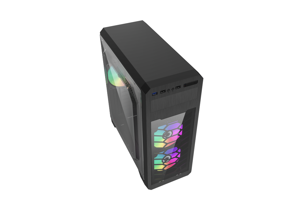 GameMax G563 Mid Tower Gaming RGB PC Case