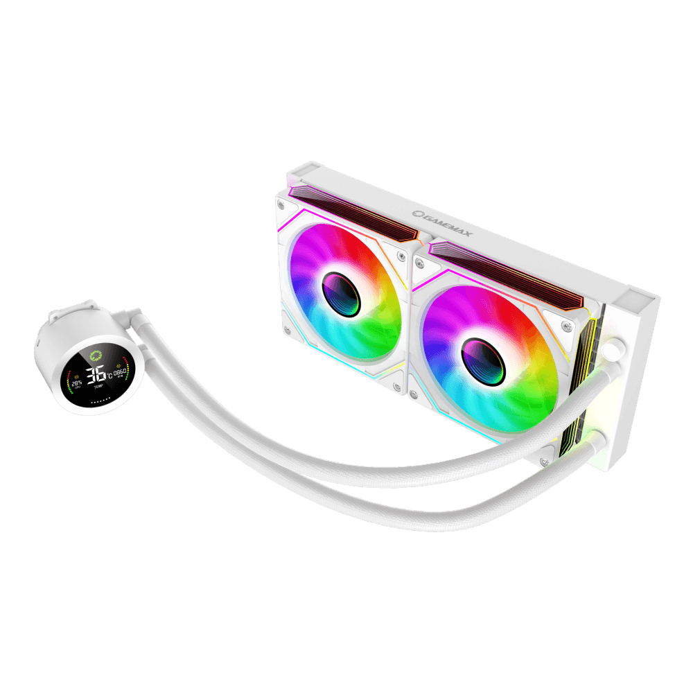 GameMax IceBurg 240 Digital WH Liquid Fan