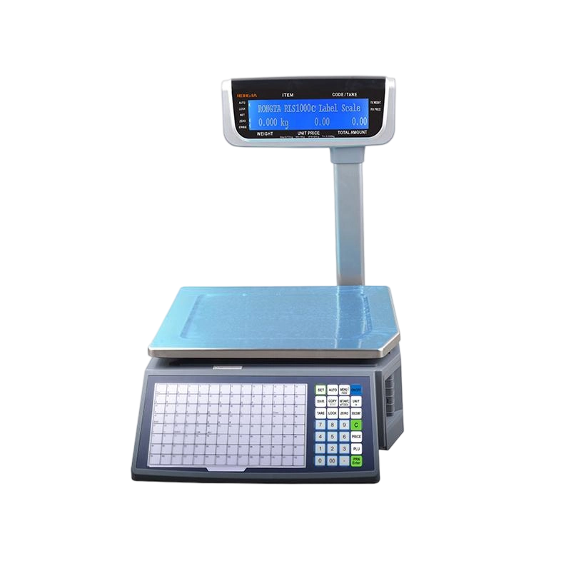 Rongta RLS 1100C Electronic Barcode Label Printing Scales With Receipt Printer Weighing Scale