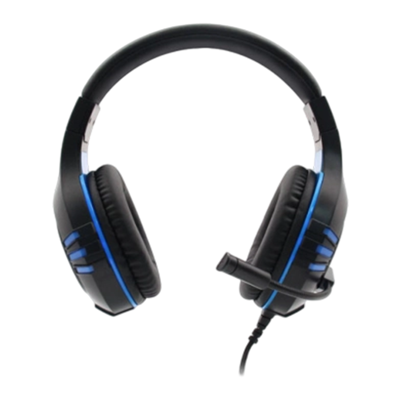 Komc M205 glowing gaming headset braided cable / 1.5 cable length / 40mm diameter / light glowing /for PlayStation 4 , Nintendo  , Xbox and PC