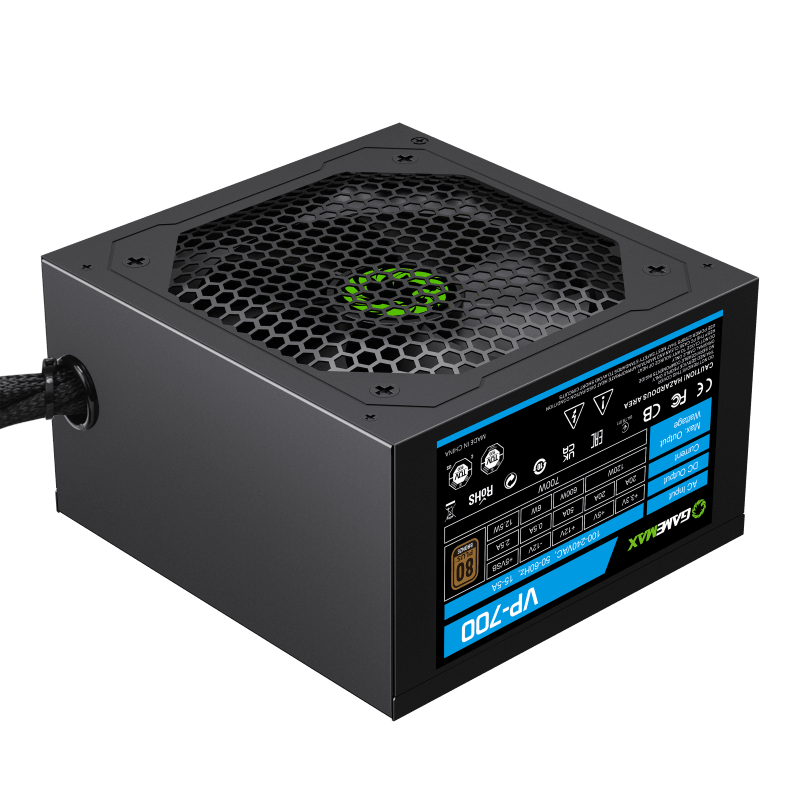 GameMax VP-700 Power Supply | 80 Plus Certified PSU with Reliable Performance & Value-Focused Design | (VP700)