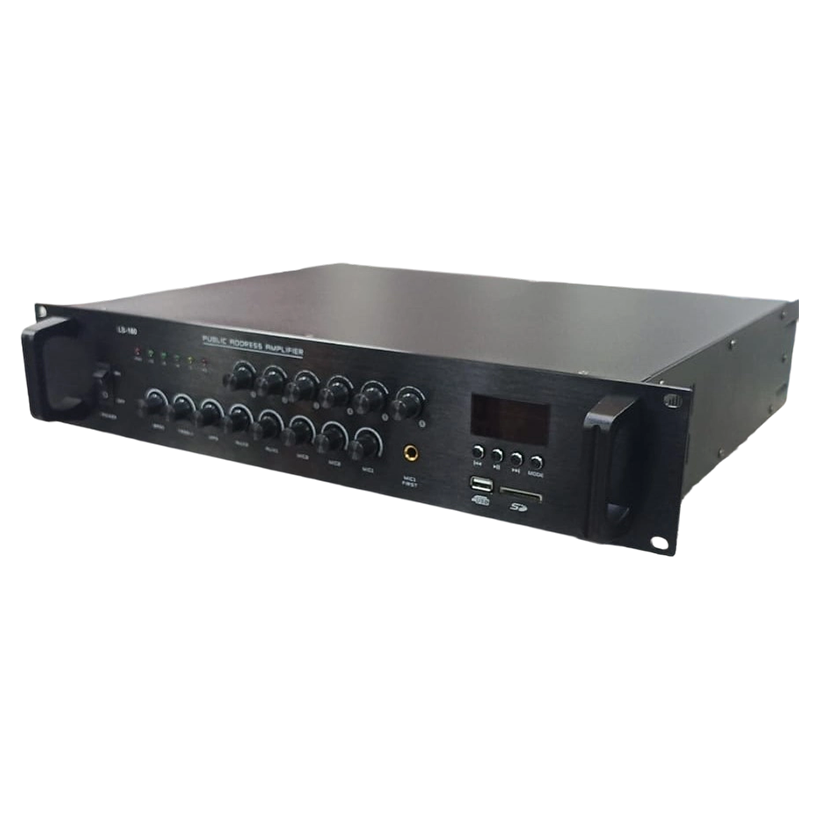 Amplifiers CHLD LS-180 Public Address (PA) Mixer Amplifier 6 Zones