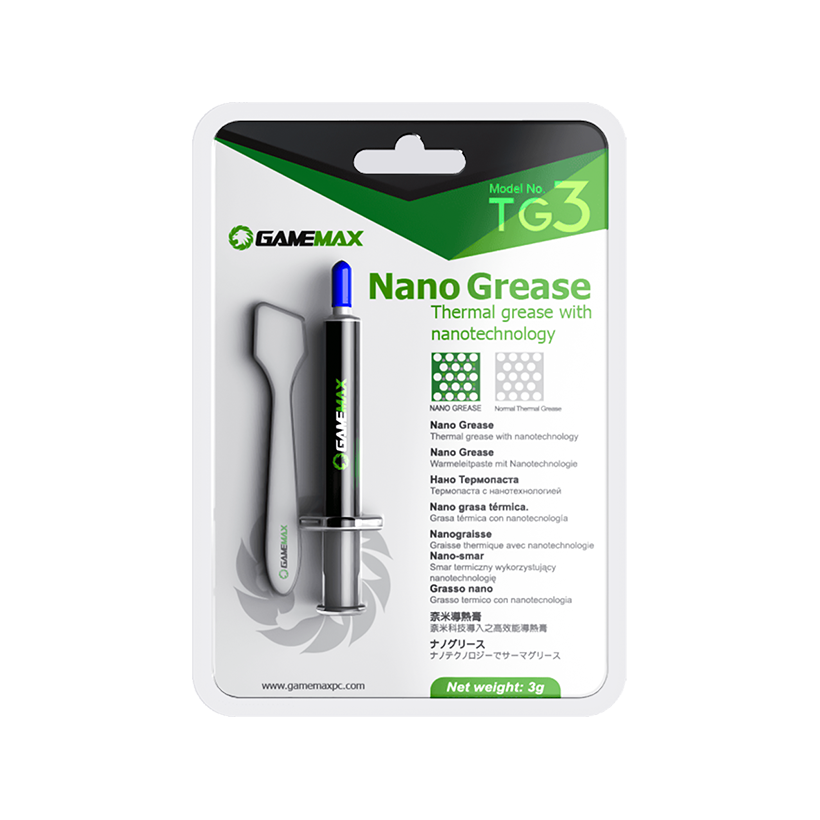 GameMax TG3 Performance Thermal Paste for CPU and Cooling fans | TG_ 3g_