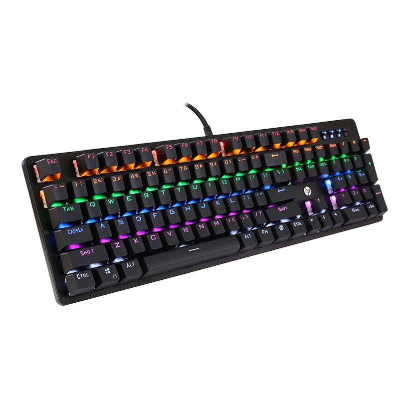 HP Wired USB GK100F Mechanical Keyboard RGB  | HP_ GK_ 100 F