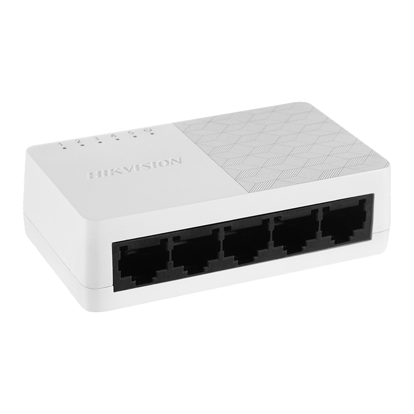 Hikvision DS-3E0505D-O  SOHO Networking 5-Port Fast Ethernet Plastic Switch / 5 x 10 / 100 / 1000 Mbps ethernet port