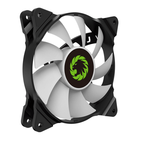 GameMax GMX-FN-12 Rainbow-C2 ARGB Fan – Centre Light Design Aura Sync Compatible Cooling Fan with Dual Power Connectors