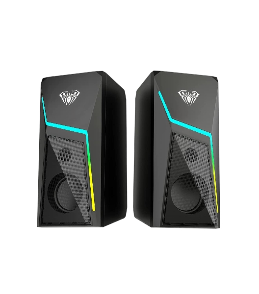 AULA N-521 Wired RGB Gaming Speakers 3W × 2 | N521 USB Powered