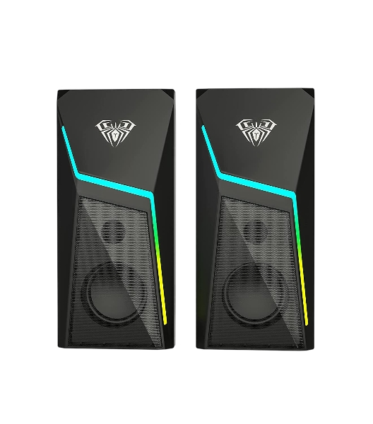 AULA N-521 Wired RGB Gaming Speakers 3W × 2 | N521 USB Powered